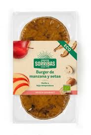 BURGER MANZANA Y SETAS BIO 160G