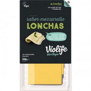 LONCHAS VEGANAS SABOR MOZZARELLA - 200GR 