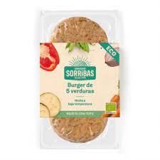 HAMBURGUESA 5 VERDURAS 160GR