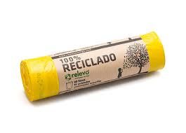 BOLSA BASURA RECIC. AMAR. 30L