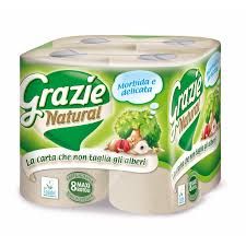 PAPEL WC 8 ROLLOS MAXI 2 C APAS GRAZ