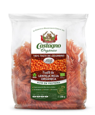 ESPIRALES DE LENTEJA ROJA 250G CASTAGNO