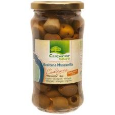 ACEITUNA MANZANILLA S/HUESO 350G CAMPOMAR