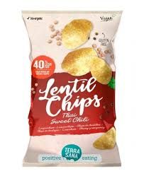 CHIPS DE LENTEJAS THAI CON CHILE DULCE 75G