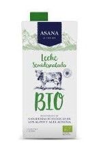 LECHE SEMIDESNATADA 1L ASANA