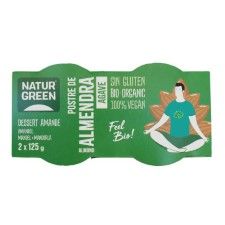 POSTRE ALMENDRAS AGAVE 2X125G