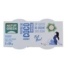 POSTRE COCO ORIGINAL BIO 2X125GR NATRUGREEN