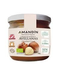 AMANDIN CREMA DE AVELLANAS BIO 330GR