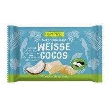 CHOCOLATE CRISTALINO BLANCO CON COCO 100G RAPUNZEL