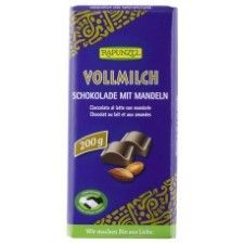 CHOCOLATE LECHE ALMENDRAS ENTERAS 200G