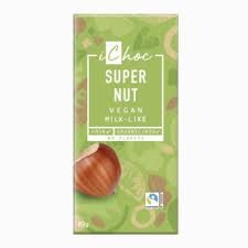 CHOCOLATE VEGANO AVELLANA 80G SUPERNUT