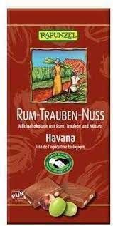 CHOCOLATE RAPADURA RON-UVA-AVELLANA 100G