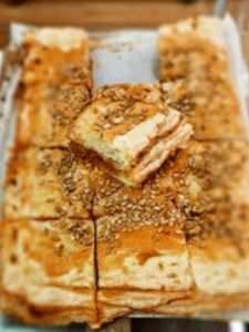 HOJALDRE DE PESCADO CON PISTO