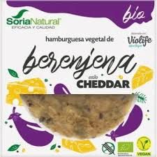HAMBURGUESA DE BERENJENA ESTILO CHEDDAR 200G 